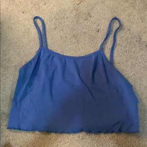 Blue tank top